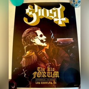 👻 *RARE* GHOST Concert Poster - The Forum Los Angeles (Edition 495/666) 👻